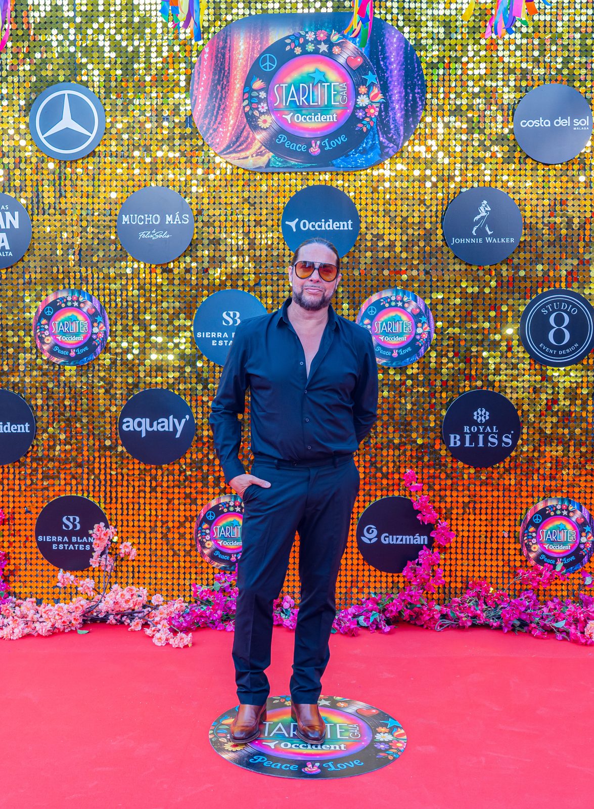Joaquín Cortés en el photocall de la XVII Gala Starlite Occident, en Marbella